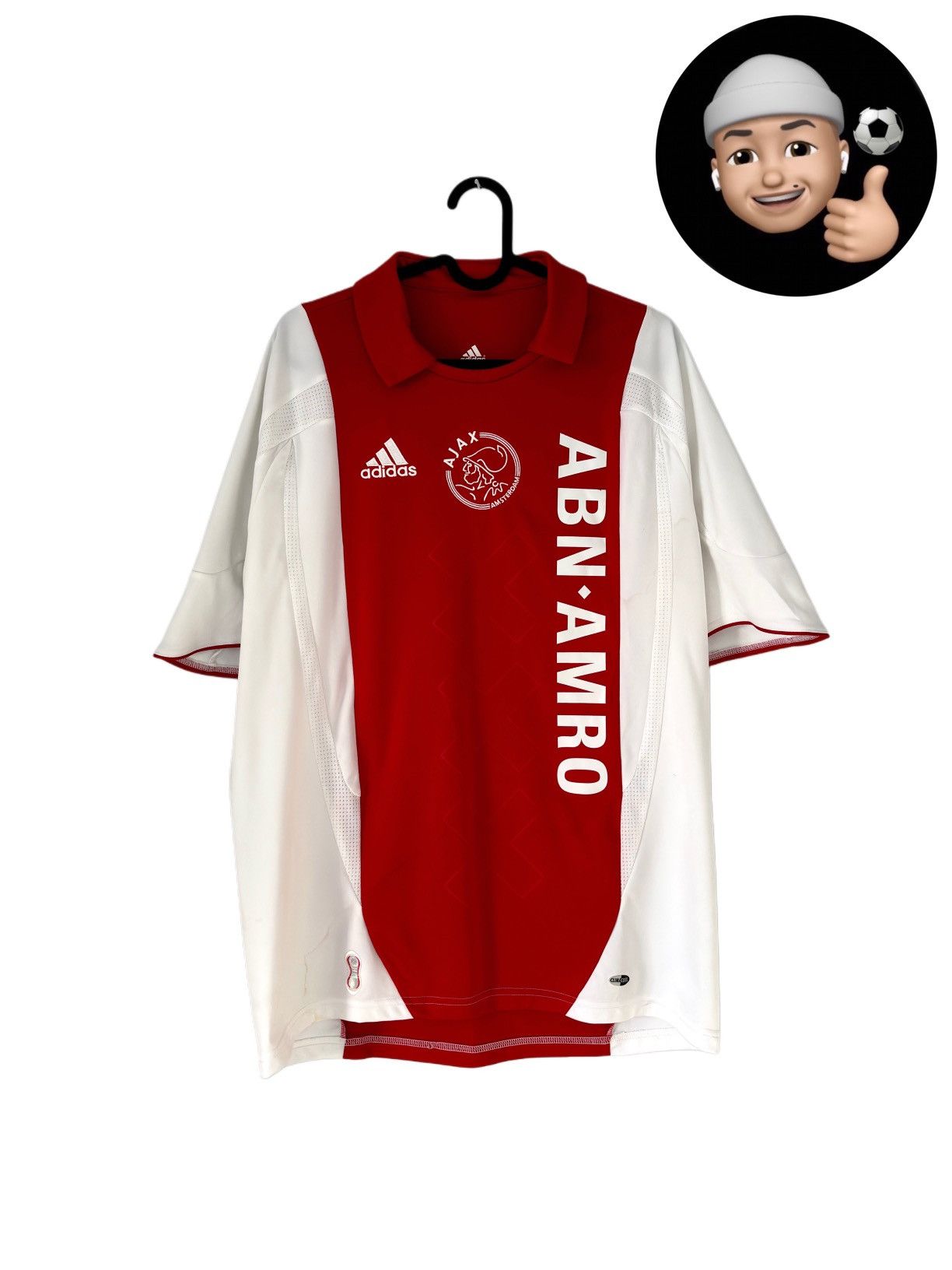 Adidas × Vintage 2007 2008 Ajax Netherlands Adidas Vintage Home Soccer Jersey Size US M / EU 48-50 / 2 - 1 Thumbnail
