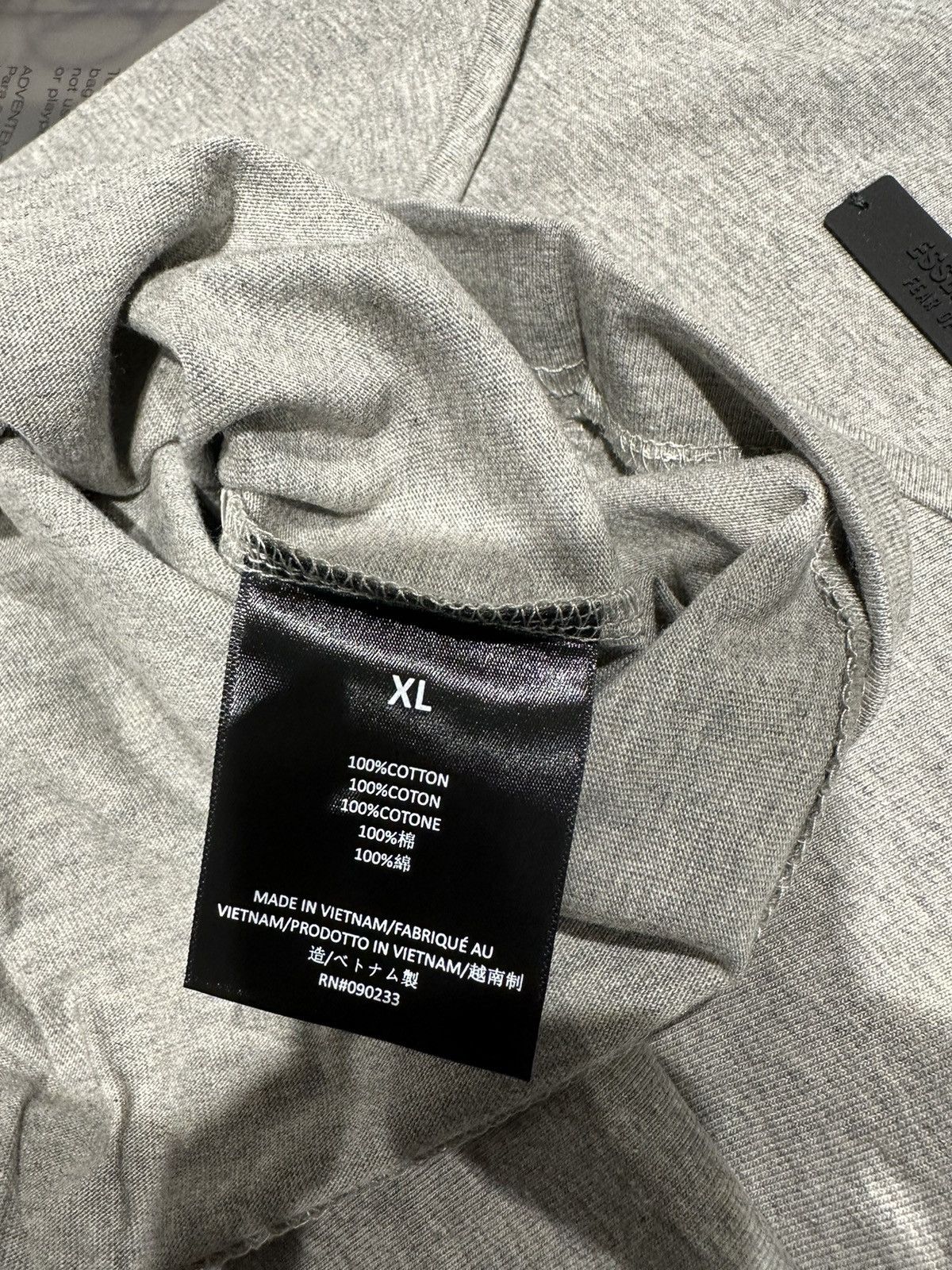 Essentials ESSENTIALS - Jersey Crewneck T-Shirt Dark Heather Size US XL / EU 56 / 4 - 4 Thumbnail