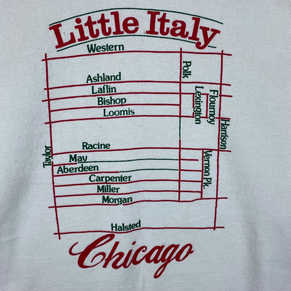Vintage Vintage 90's LITTLE ITALY In CHICAGO Graphic Crewneck Size US L / EU 52-54 / 3 - 2 Thumbnail