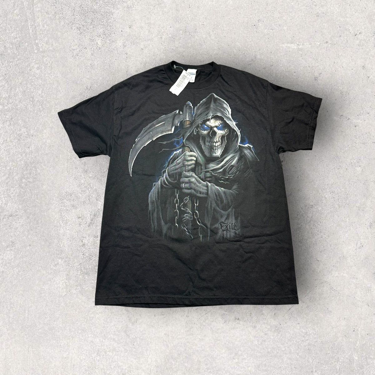 Vintage Vintage Exile Grim Reaper tee Size US L / EU 52-54 / 3 - 1 Thumbnail
