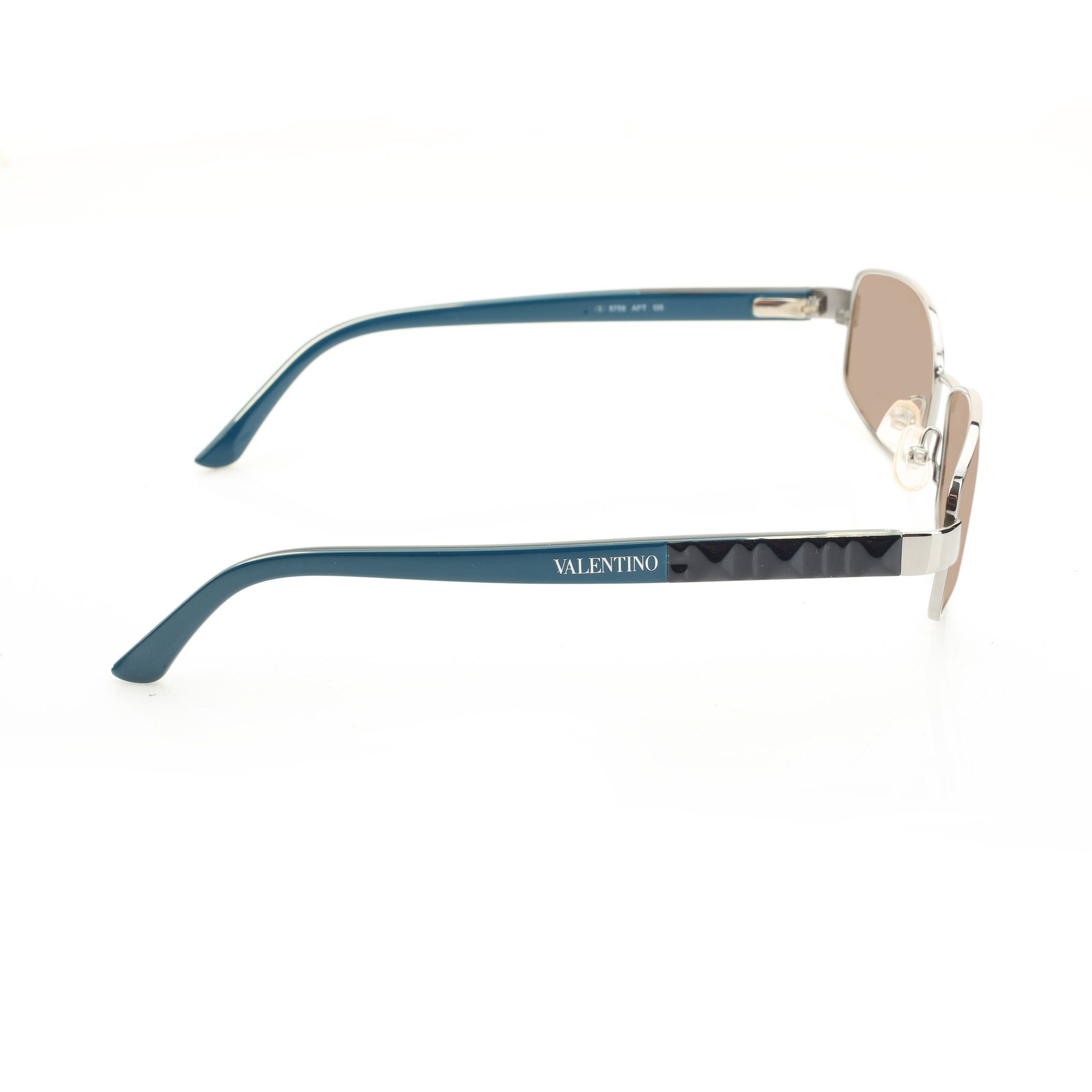 Valentino Valentino '90s Blue & Black Rectangular Sunglasses Size ONE SIZE - 2 Thumbnail