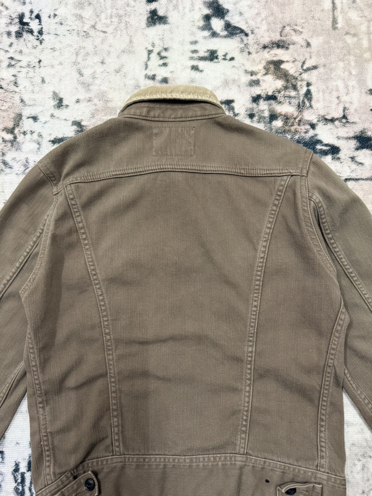 Lee Vintage 90s Lee rider Reproduction Brown Trucker Jacket Size US XS / EU 42 / 0 - 11 Thumbnail