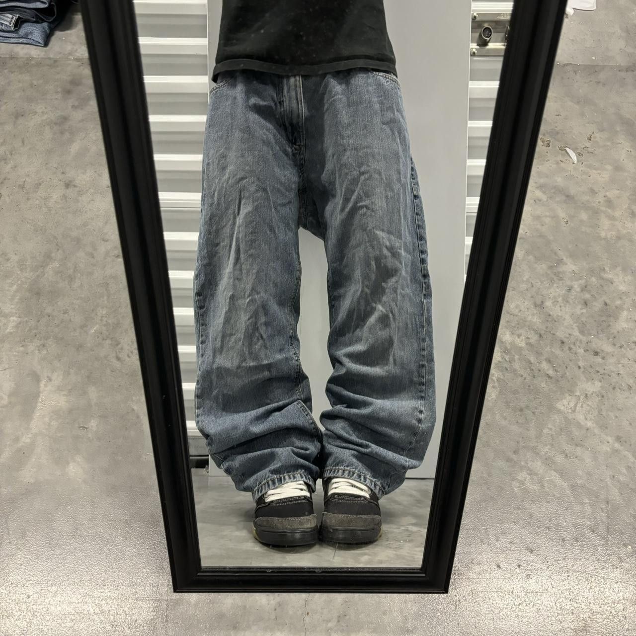 Sean John × Vintage Crazy Vintage Y2K/2000s Baggy Grunge Dark Wash Sean John Skater Denim Jeans! Size US 36 / EU 52 - 1 Thumbnail