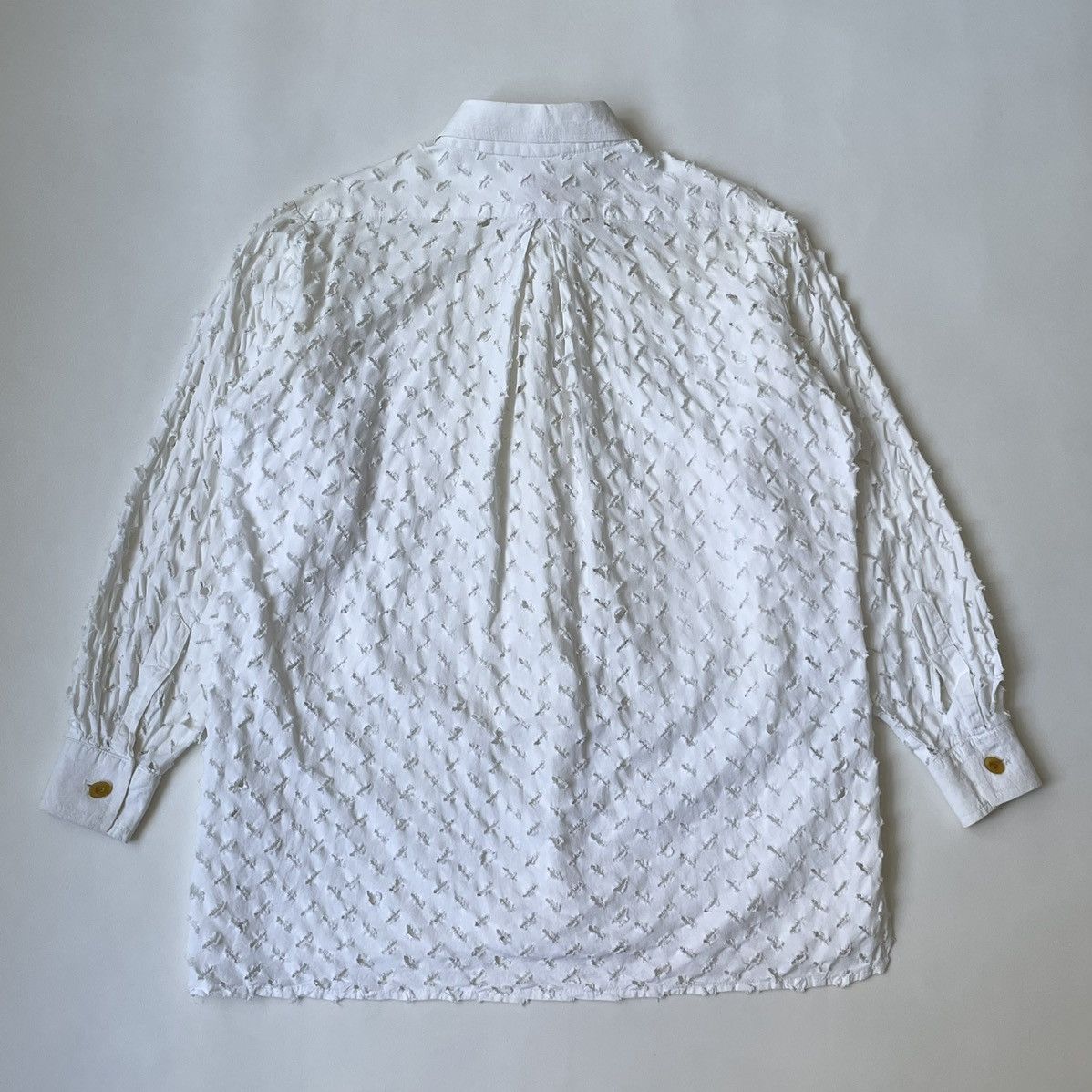 Vivienne Westwood S/S 1991 ‘Cut Slash & Pull’ White Cotton Shirt Size US S / EU 44-46 / 1 - 11 Thumbnail