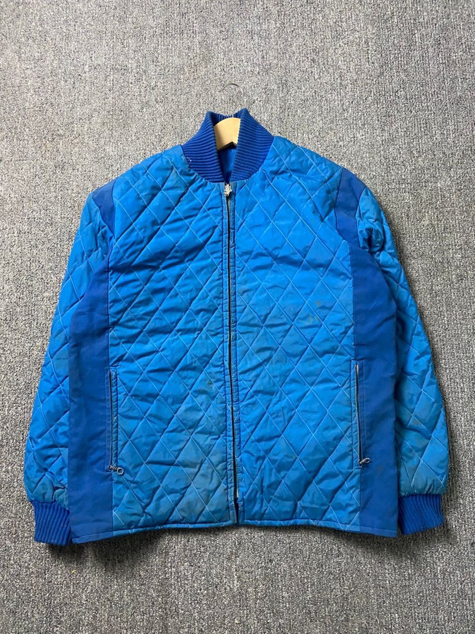Japanese Brand White Stag Quilted Bomber Jacket (198) Size US S / EU 44-46 / 1 - 1 Thumbnail
