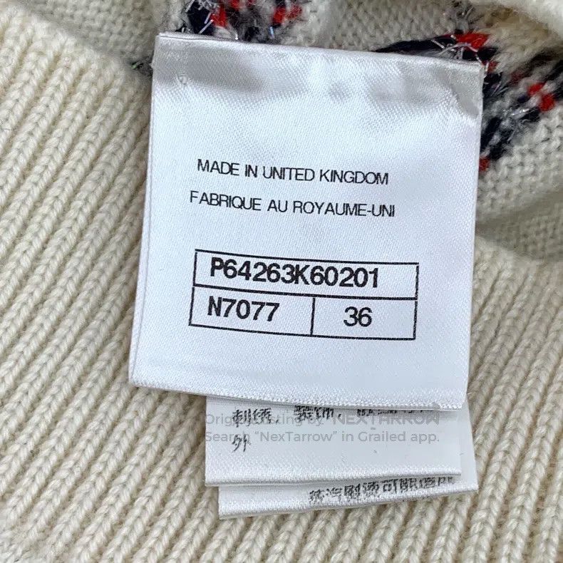 Chanel Chanel Roof Series Colour-blocked Striped Cashmere Round N Size XS / US 0-2 / IT 36-38 - 6 Thumbnail