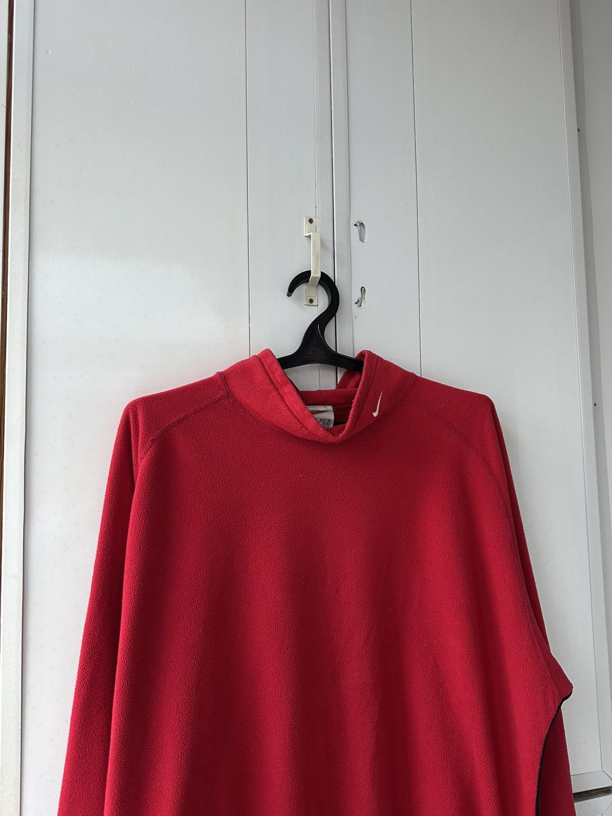 Nike Vintage Nike Fleece Jacket Big Logo Size US XL / EU 56 / 4 - 4 Thumbnail