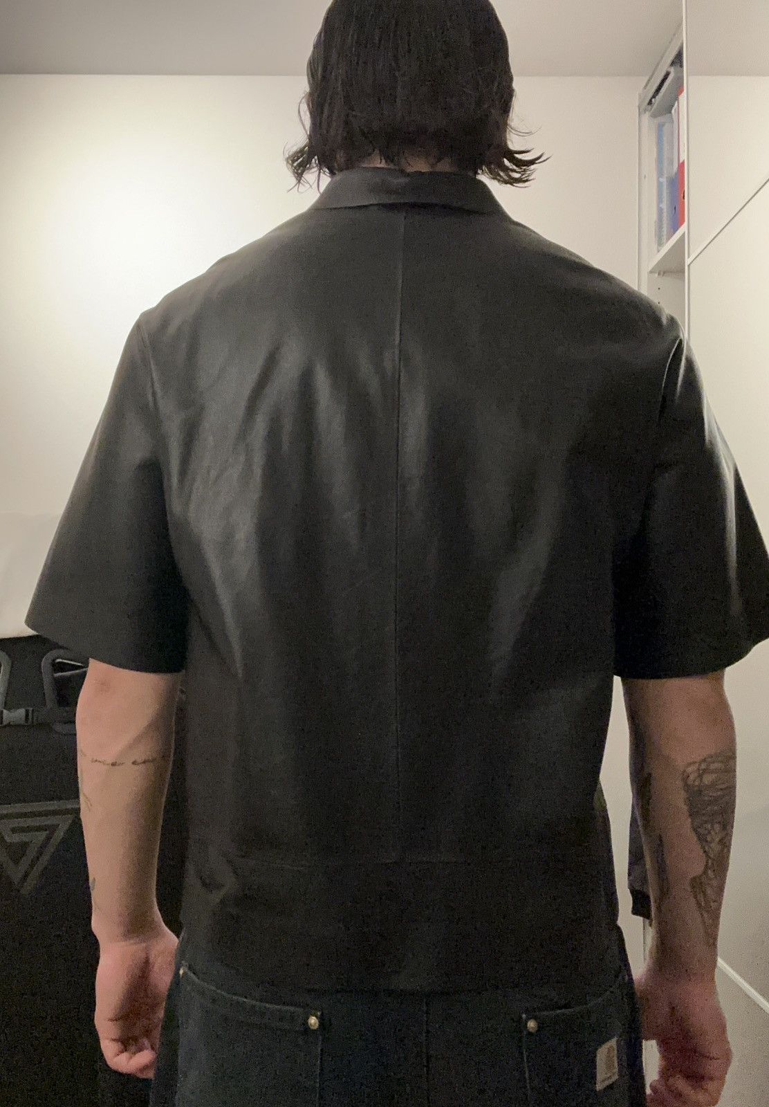 Jil Sander Jil Sander Lamb Leather Shirt Size US M / EU 48-50 / 2 - 6 Thumbnail