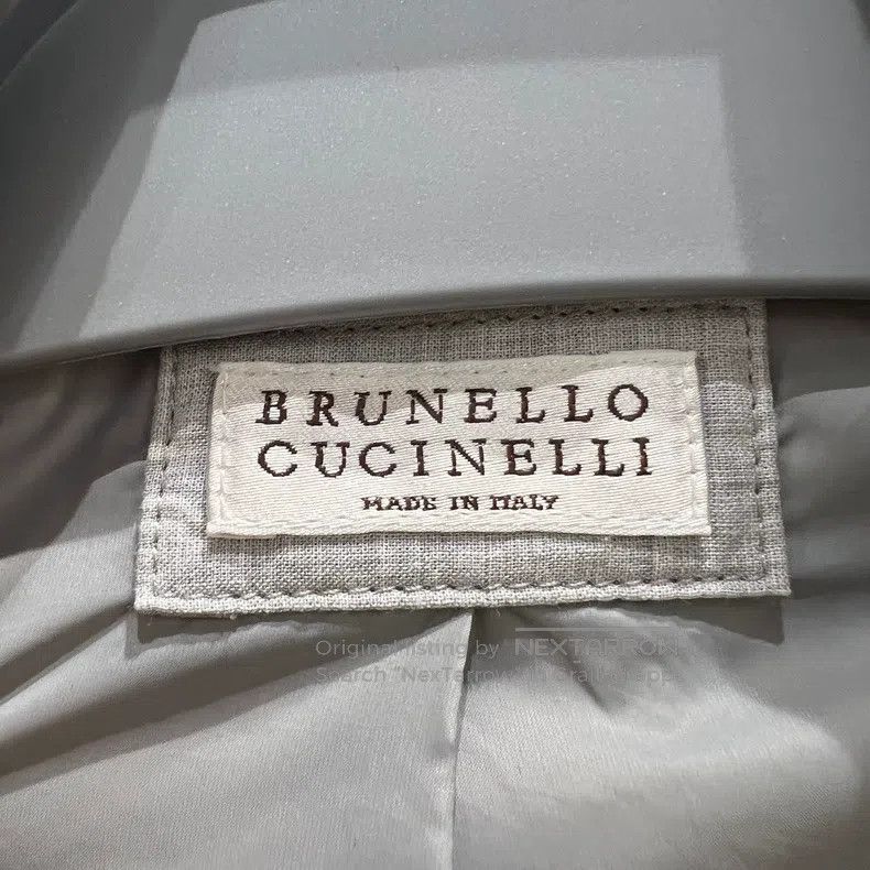 Brunello Cucinelli Brunello Cucinelli Double-breasted trench coat Size M / US 6-8 / IT 42-44 - 3 Thumbnail