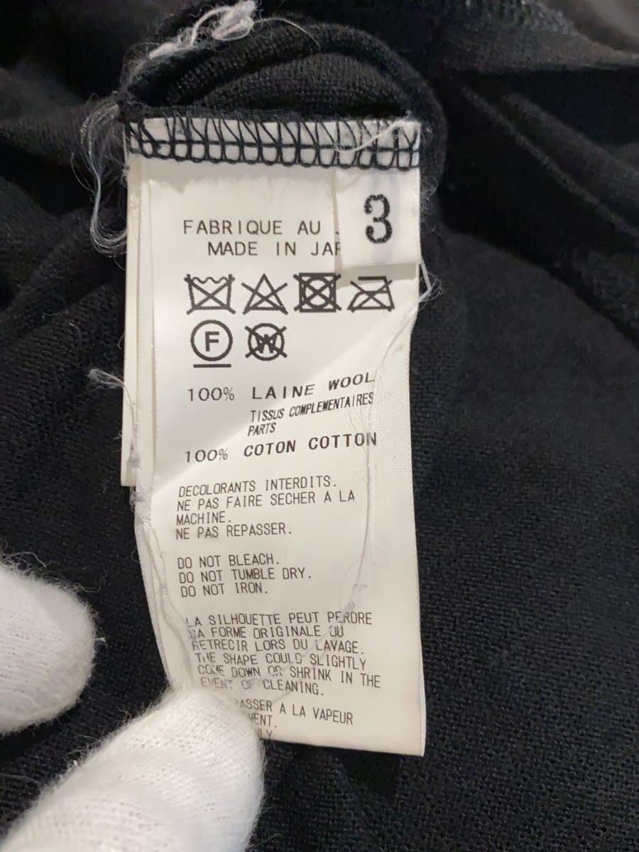 Yohji Yamamoto Asymmetrical Reconstructed Wool Long Sleeve Tee Size US L / EU 52-54 / 3 - 4 Thumbnail
