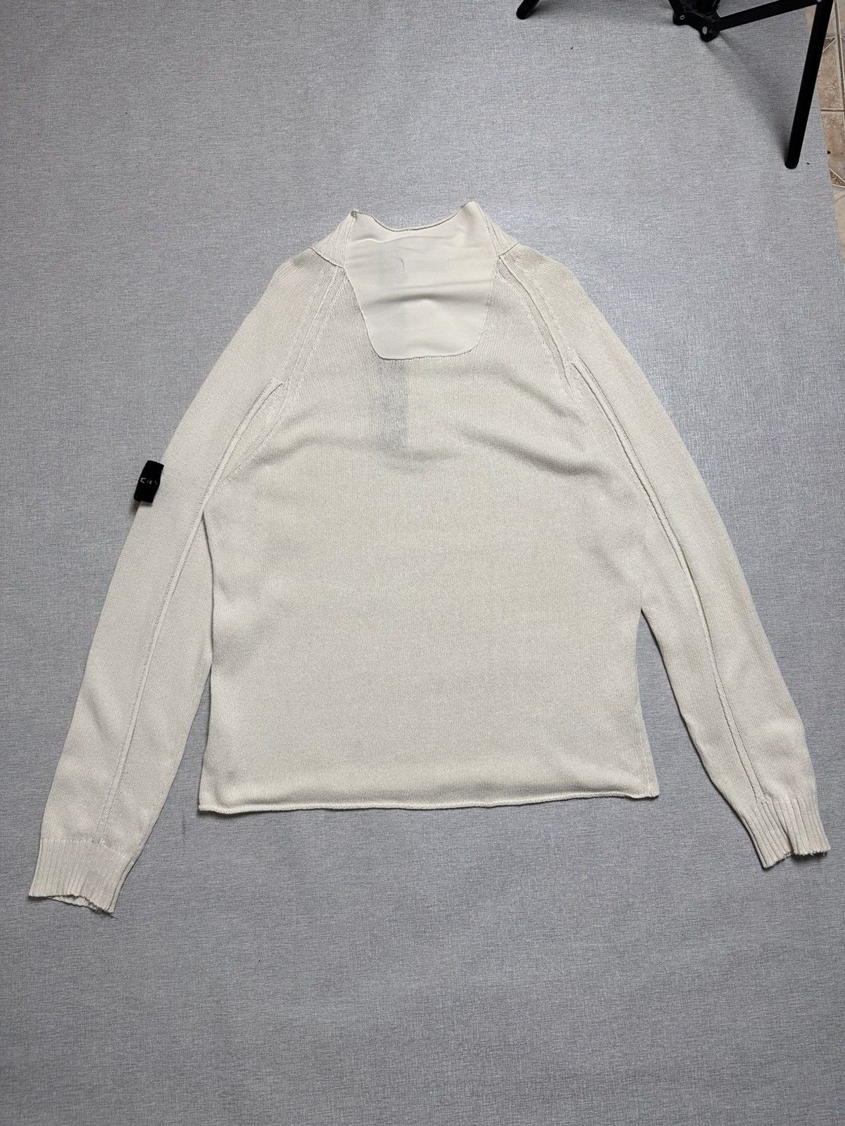 Vintage Stone Island Vintage 1/4 zip Knit Sweater Size US M / EU 48-50 / 2 - 15 Thumbnail