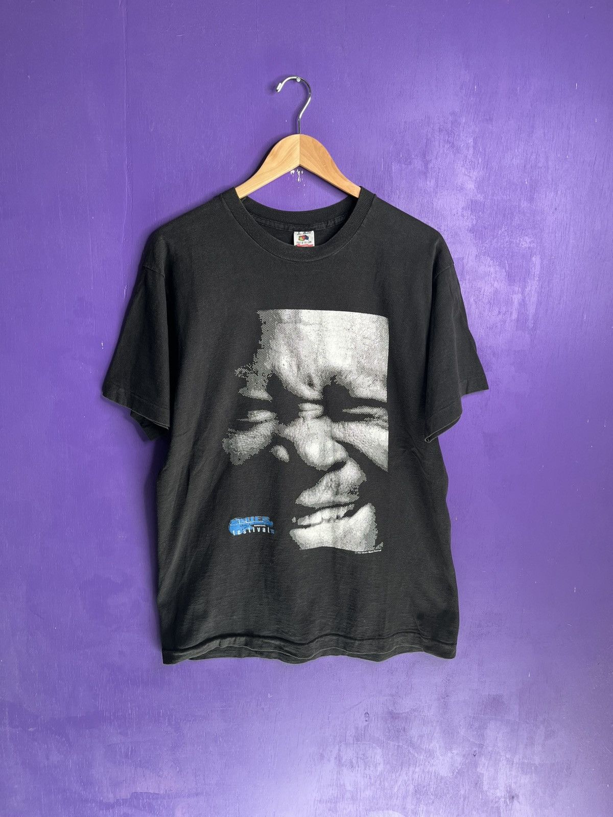 Vintage 1993 Blues music festival jazz players t-shirt