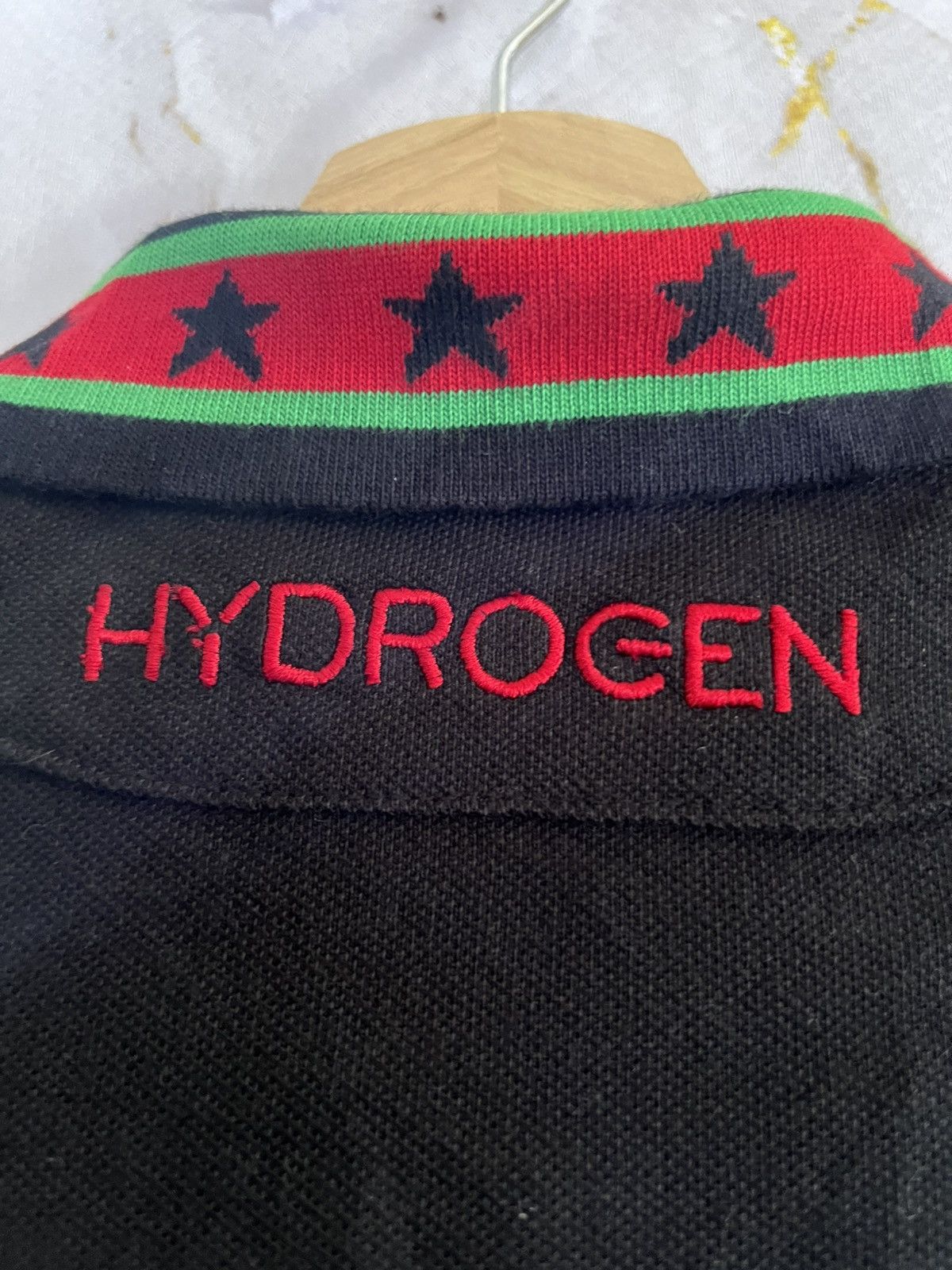 HYDROGEN Hydrogen Collar T-Shirt – Designer Streetwear Size US XL / EU 56 / 4 - 7 Thumbnail