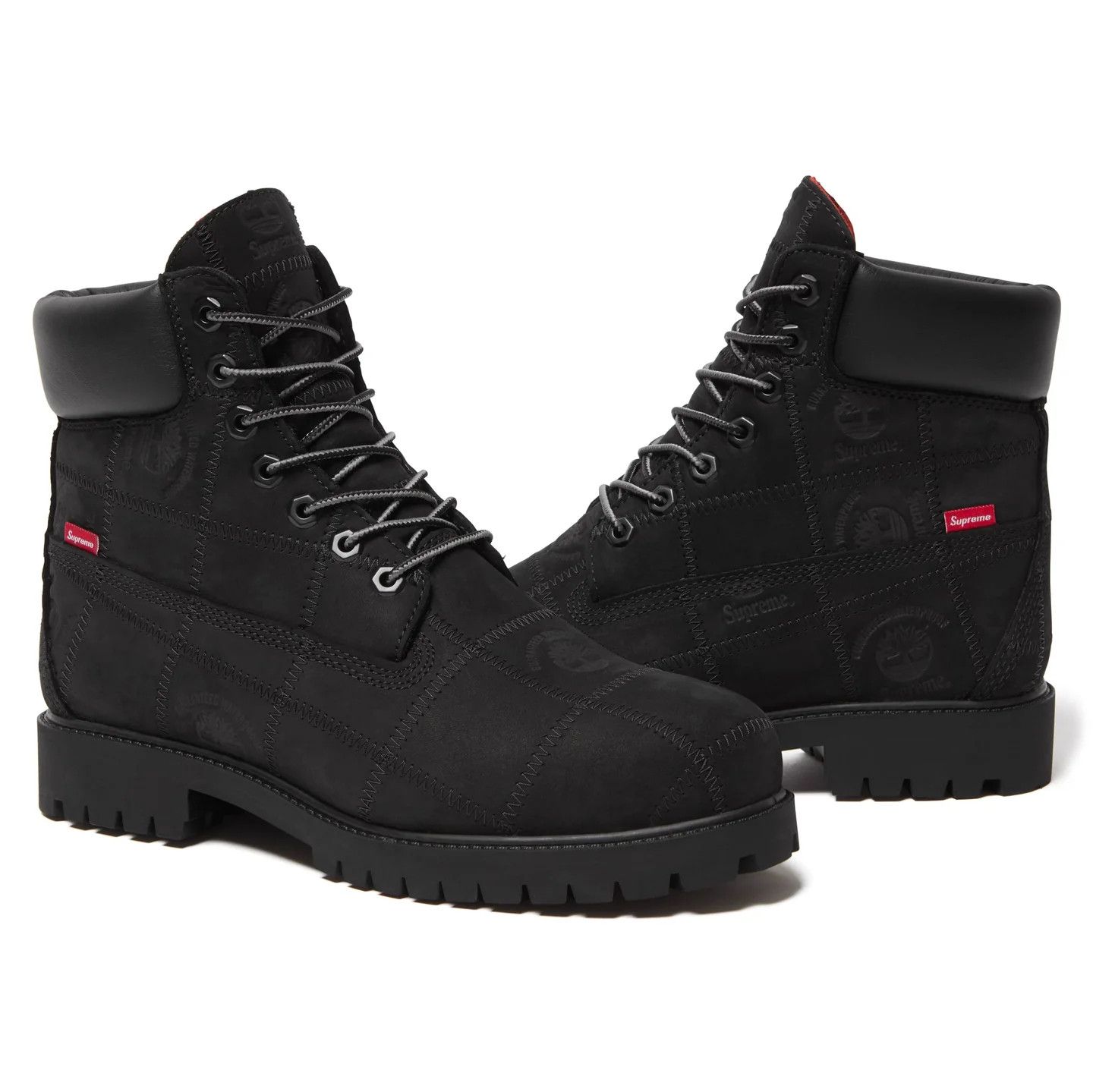 Supreme × Timberland supreme / Timberland Patchwork 6'' premium waterproof boot Size US 10 / EU 43 - 1 Thumbnail