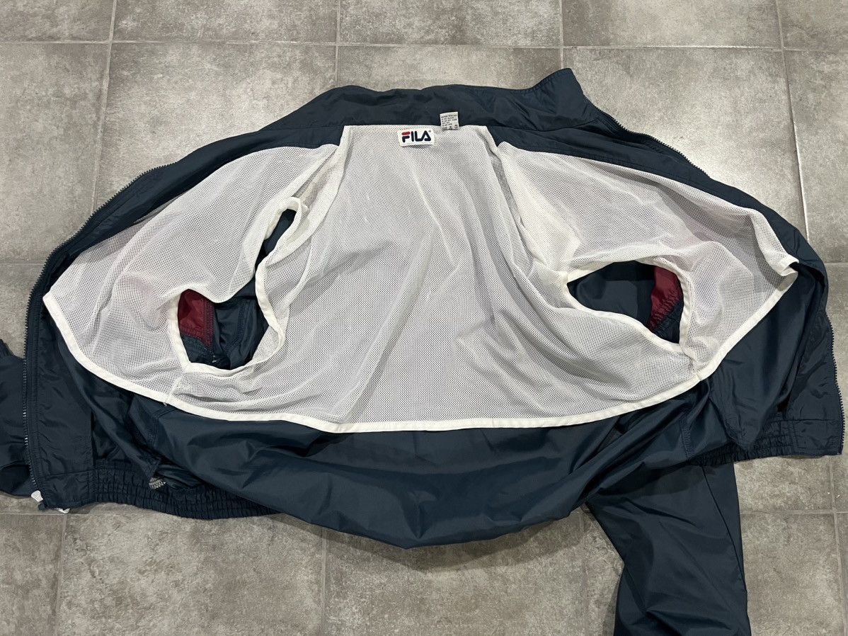 Fila Vintage FILA Windbreaker Nylon Navy Blue Full Zip-Up Jacket Size US XXL / EU 58 / 5 - 10 Thumbnail