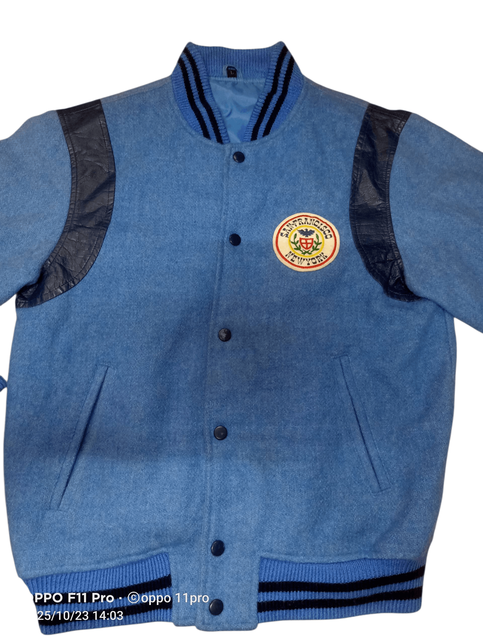 Japanese Brand 🌟Vintage 70s Sanfransico Varsity Jacket Men 🌟 Size US L / EU 52-54 / 3 - 2 Thumbnail