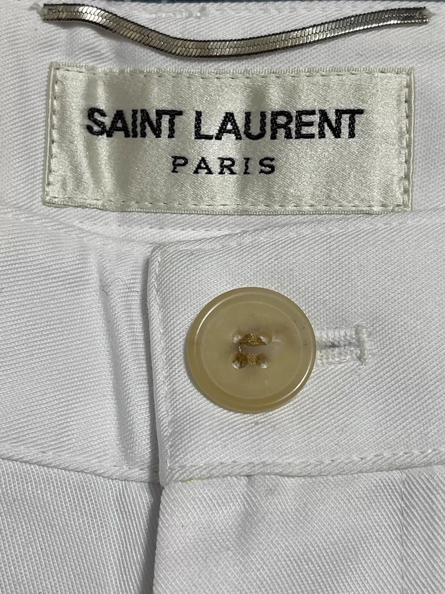 Saint Laurent Paris White Casual Pants Size 36 Size US 36 / EU 52 - 7 Thumbnail