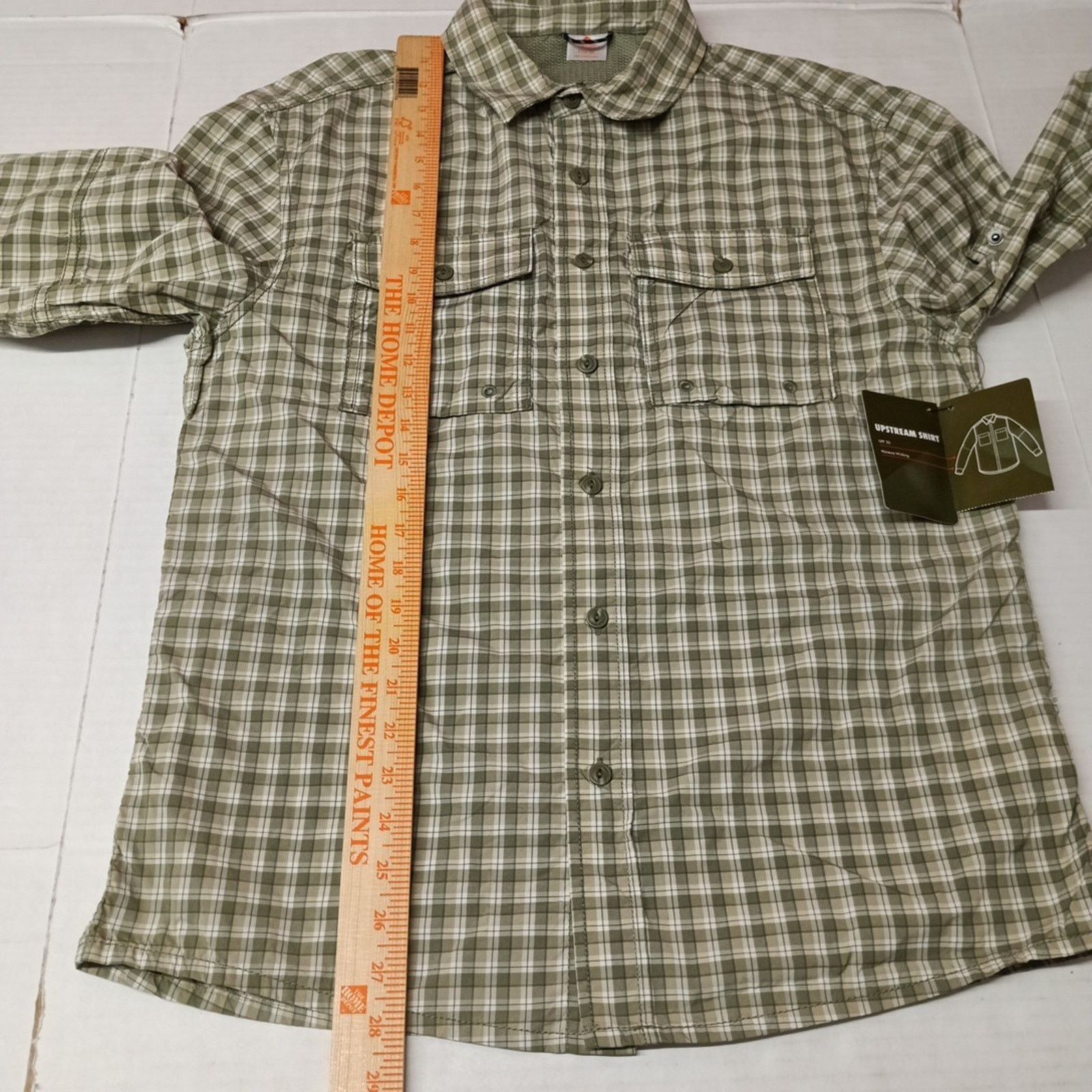 Other Ozark Trail Upstream Shirt Mens S (34-36) Green Plaid Vented Size US S / EU 44-46 / 1 - 6 Thumbnail