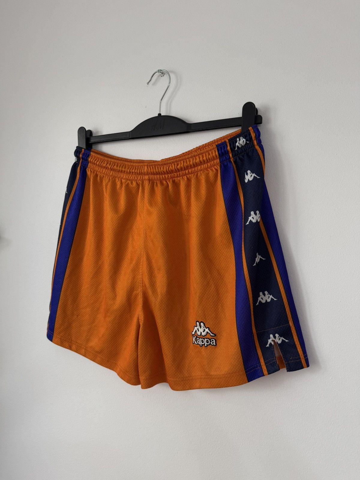Kappa Barcelona Vintage Kappa Gaya Mesh Shorts M — Orange & Navy Size US 32 / EU 48 - 2 Thumbnail