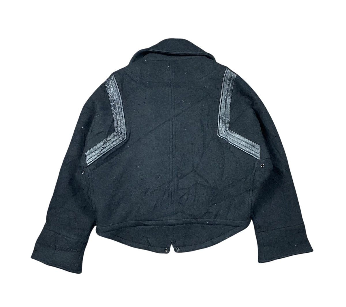 Japanese Brand Vintage Aula Crot Top Perfecto Wool Jacket Size US S / EU 44-46 / 1 - 5 Thumbnail