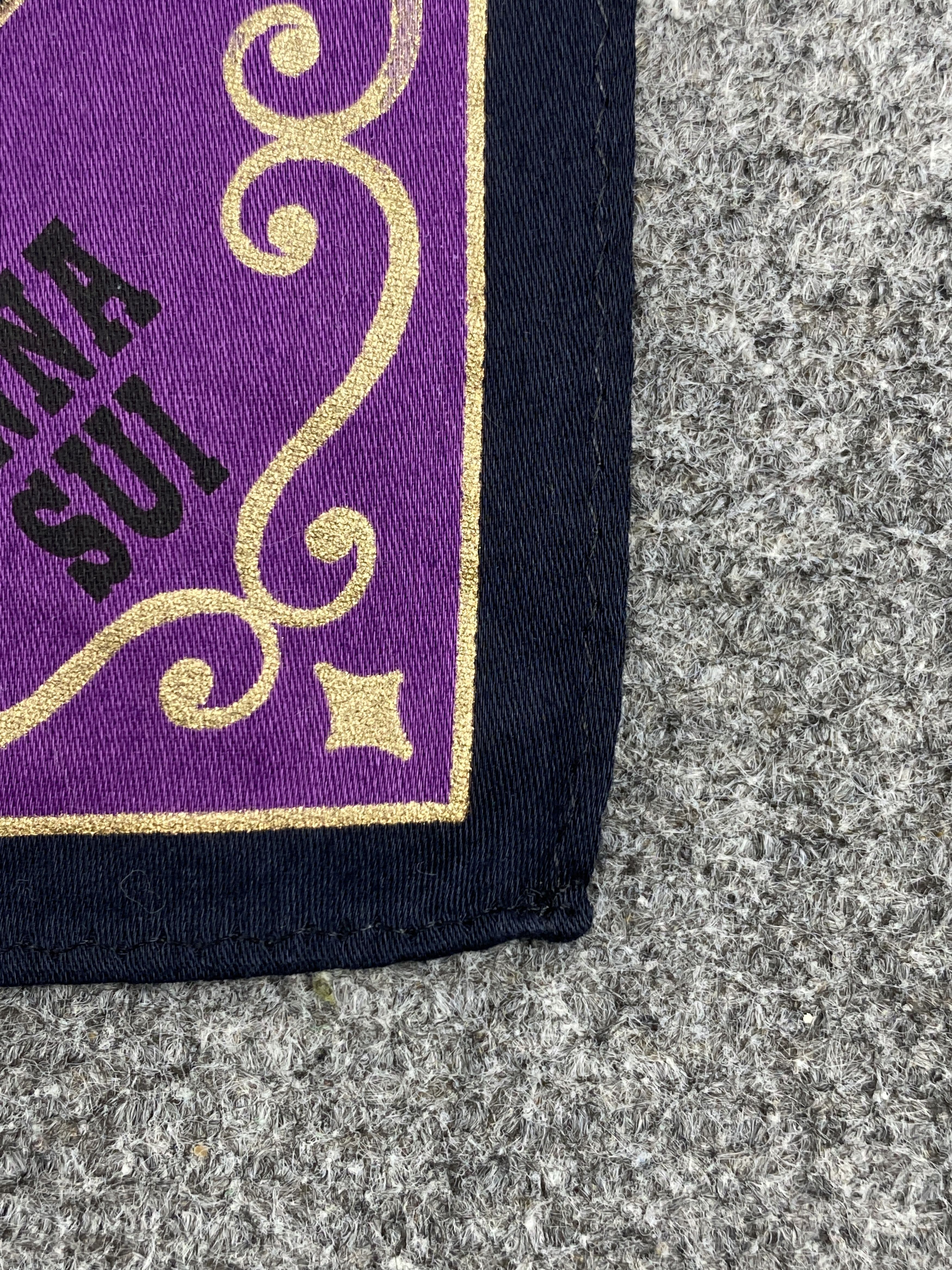 Anna Sui × Vintage Anna Sui Handkerchief / Bandana / Neckerchief HKC0279 Size ONE SIZE - 6 Thumbnail