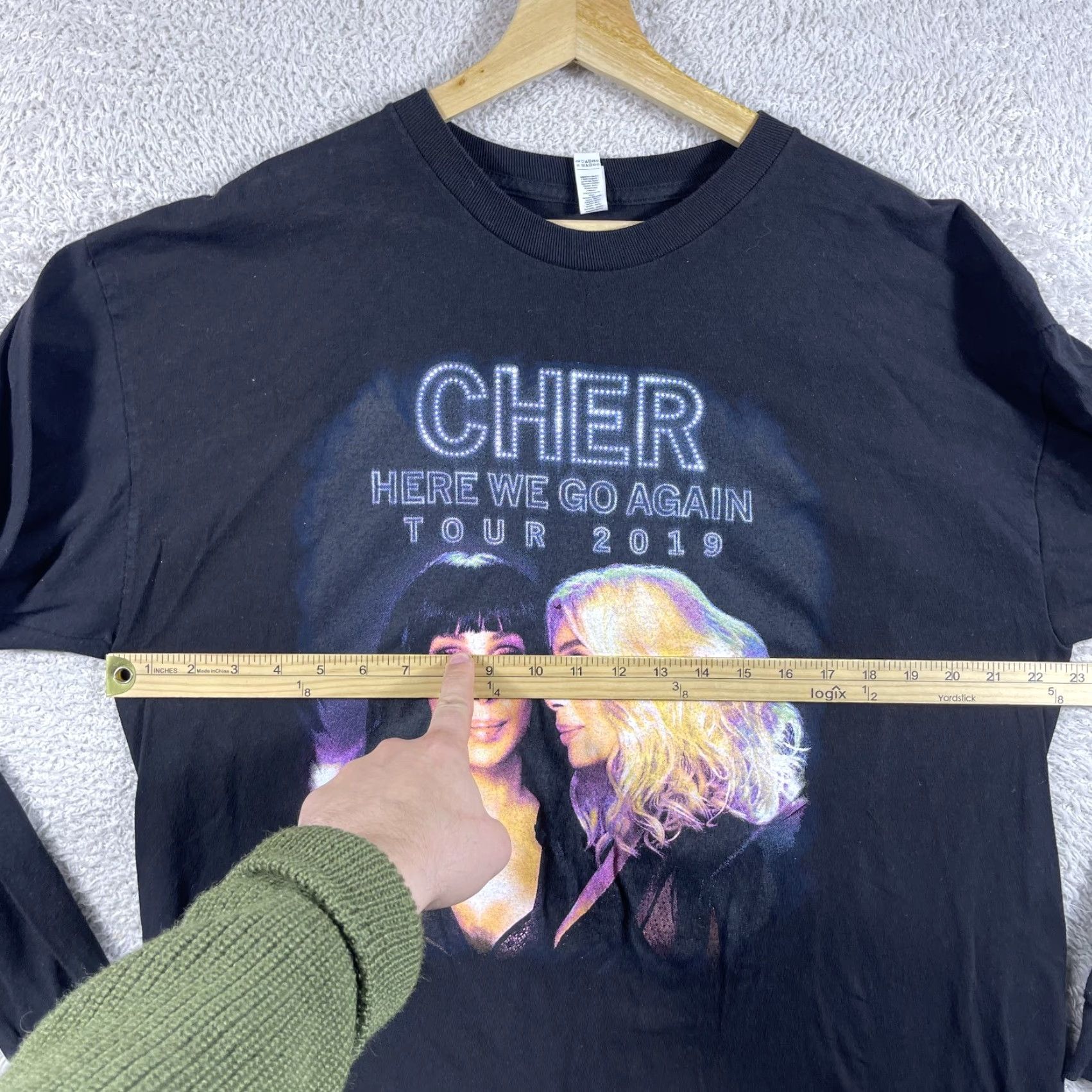 Doublet Cher “Here We Go Again Tour” T-Shirt Adult XL Double Sided Concert 2019 Black Size US XL / EU 56 / 4 - 7 Thumbnail
