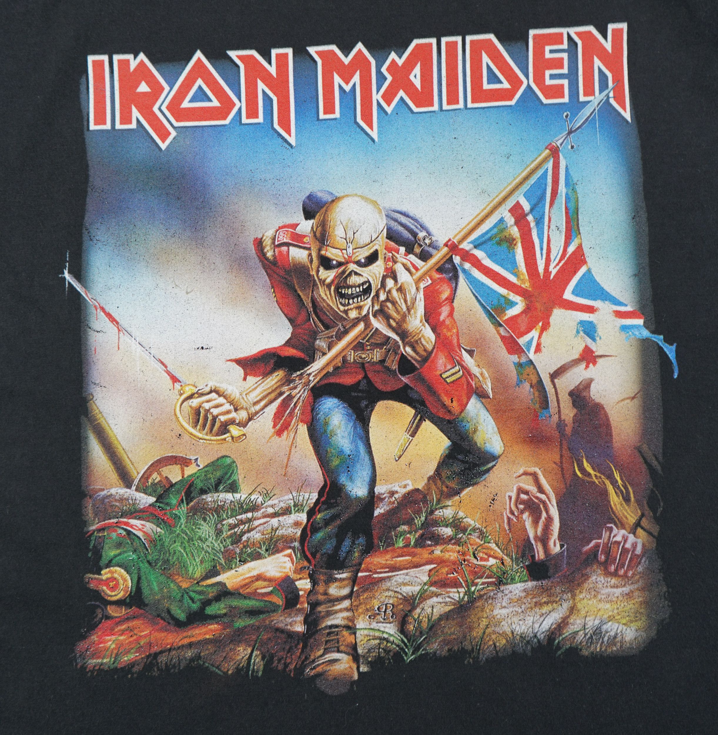 Band Tees × Vintage Vintage 2010s Iron Maiden The Trooper T-Shirt Size US M / EU 48-50 / 2 - 3 Thumbnail