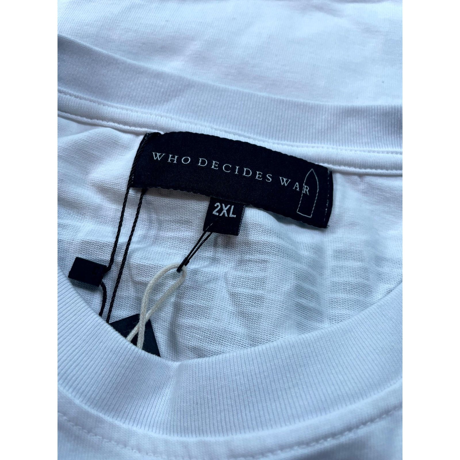 Who Decides War WDW Interwoven Window White Tee Size US XXL / EU 58 / 5 - 3 Thumbnail