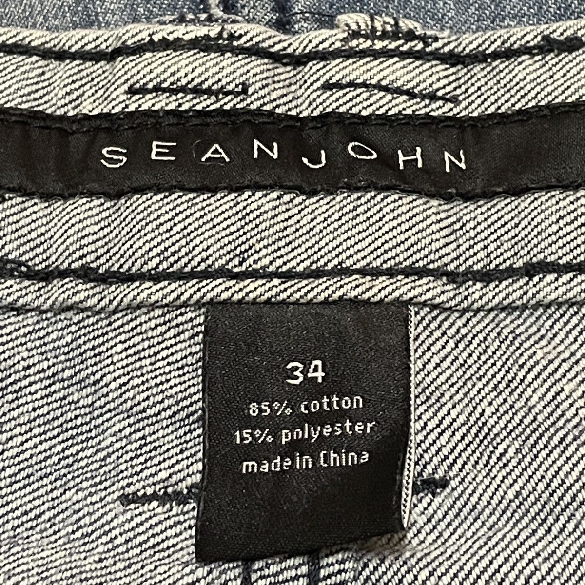 Sean John Rare Design Vintage Brand Sean John Baggy Jeans 1990s Size US 34 / EU 50 - 10 Thumbnail