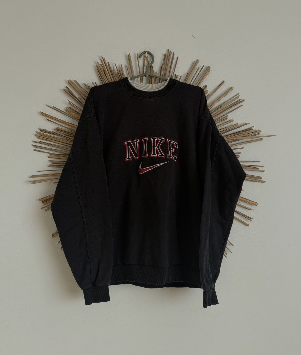 Nike Vintage 90s NIKE BIG SWOOSH Sweatshirt Size US XL / EU 56 / 4 - 1 Thumbnail