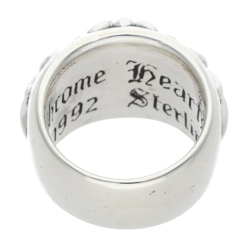 Chrome Hearts Chrome Hearts Floral Cross Silver Ring Size ONE SIZE - 2 Thumbnail