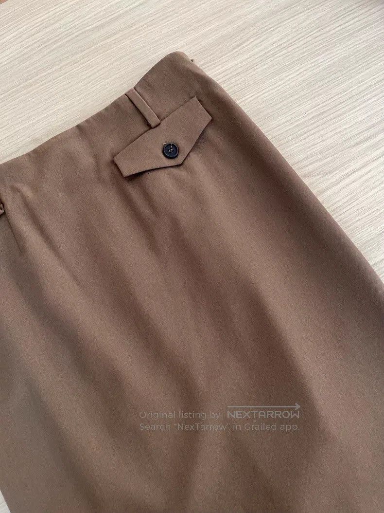Prada Prada Mirad-coloured hip-wrapped skirt Size 27" / US 4 / IT 40 - 4 Thumbnail