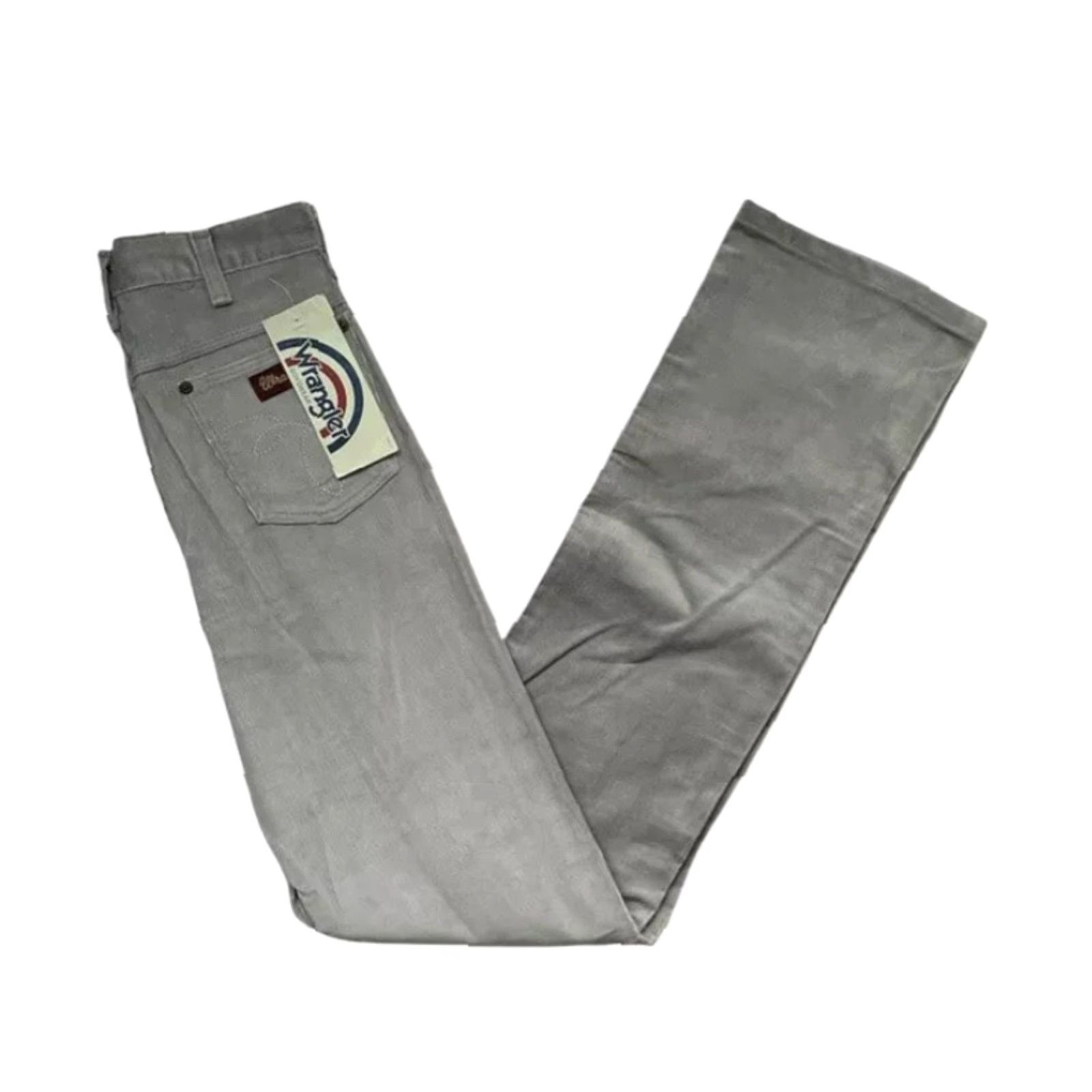 Wrangler VINTAGE Wrangler Corduroy Straight Leg Jeans Men 29x36 Gray NWT Deadstock 70s Size US 29 - 2 Thumbnail
