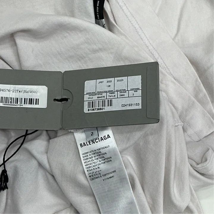 Other Balenciaga Casual Logo Print T-Shirt for Women 0079-2507 Size M / US 6-8 / IT 42-44 - 4 Thumbnail