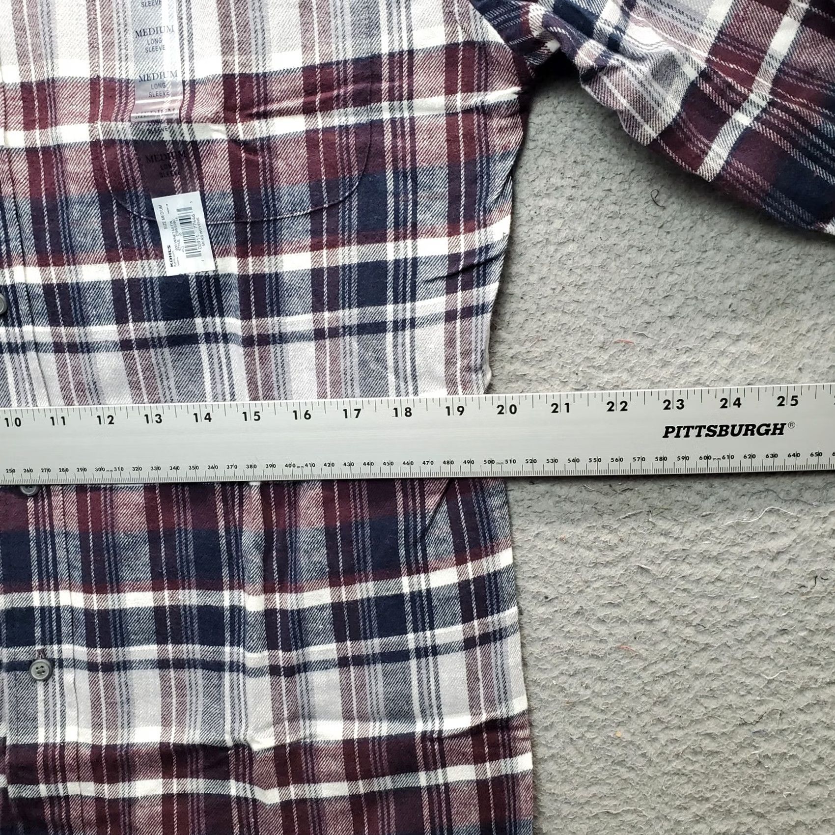 Croft & Barrow Croft & Barrow Mens Flannel Shirt Multi Plaid Long Sleeve Button-Down M Size US M / EU 48-50 / 2 - 4 Thumbnail