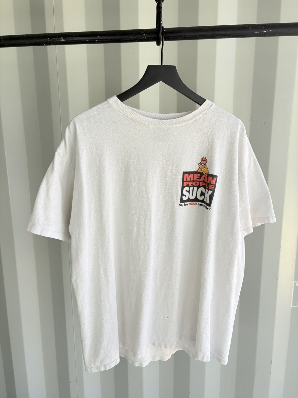 Vintage Mean people SUCK Thrashed Funny Faded ERD Grunge Size US XL / EU 56 / 4 - 2 Thumbnail