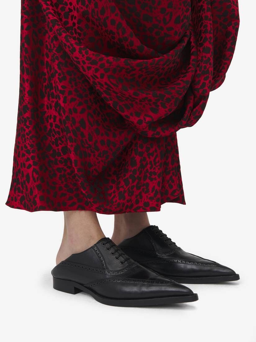 Alexander McQueen o1w1db10925 Birdee Brogue in Black Size US 6 / IT 36 - 4 Thumbnail