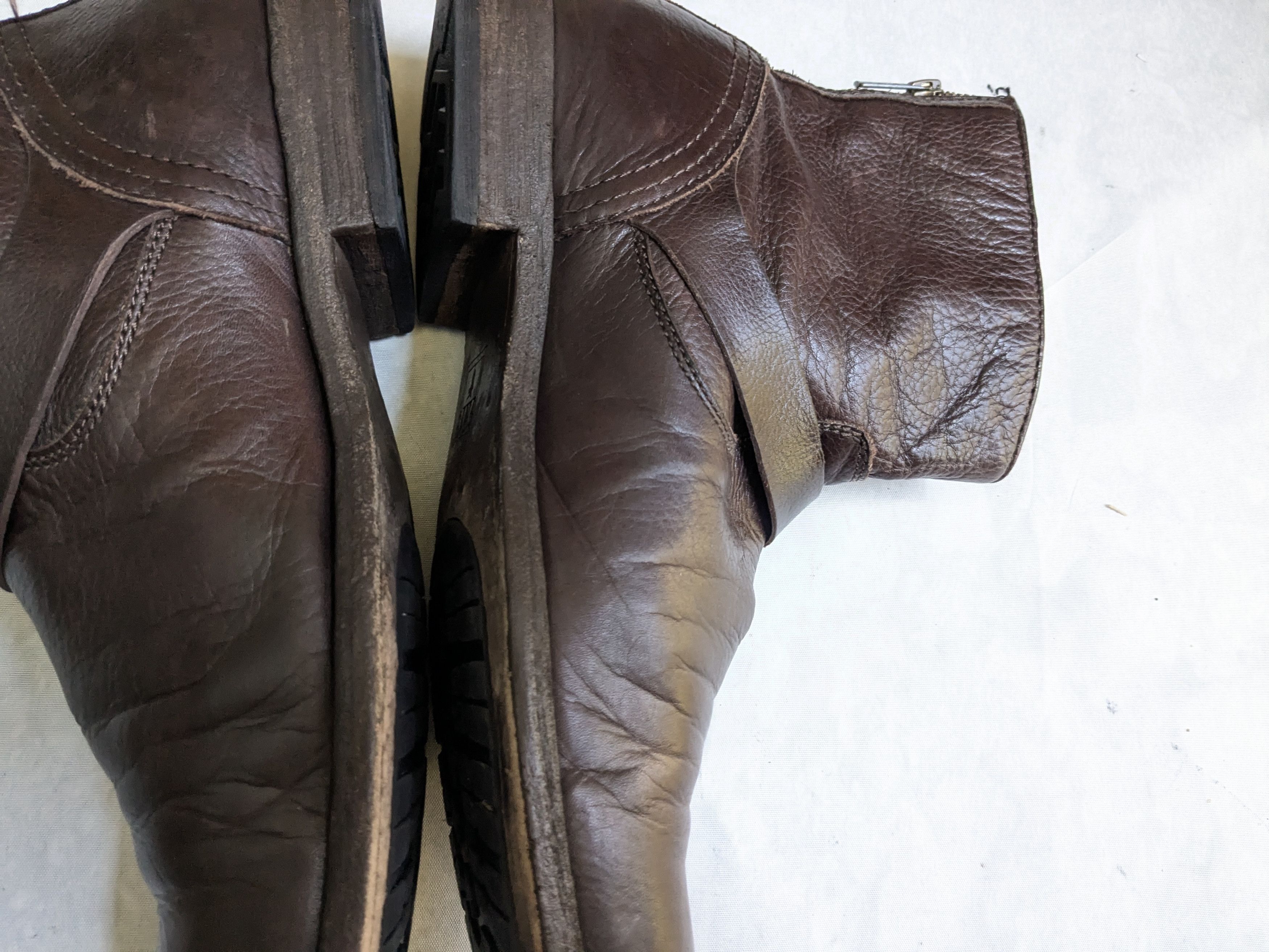 Frye Frye Engineer Brown Leather 11 D Leather Buckle Size US 11 / EU 44 - 16 Thumbnail