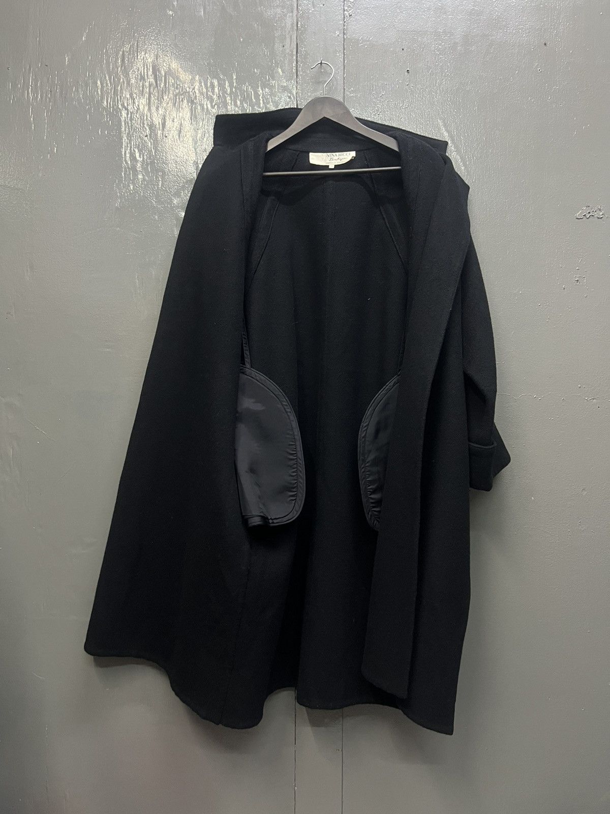 Japanese Brand Nina Ricci Boutique Wool Overcoat Size US XXL / EU 58 / 5 - 8 Thumbnail