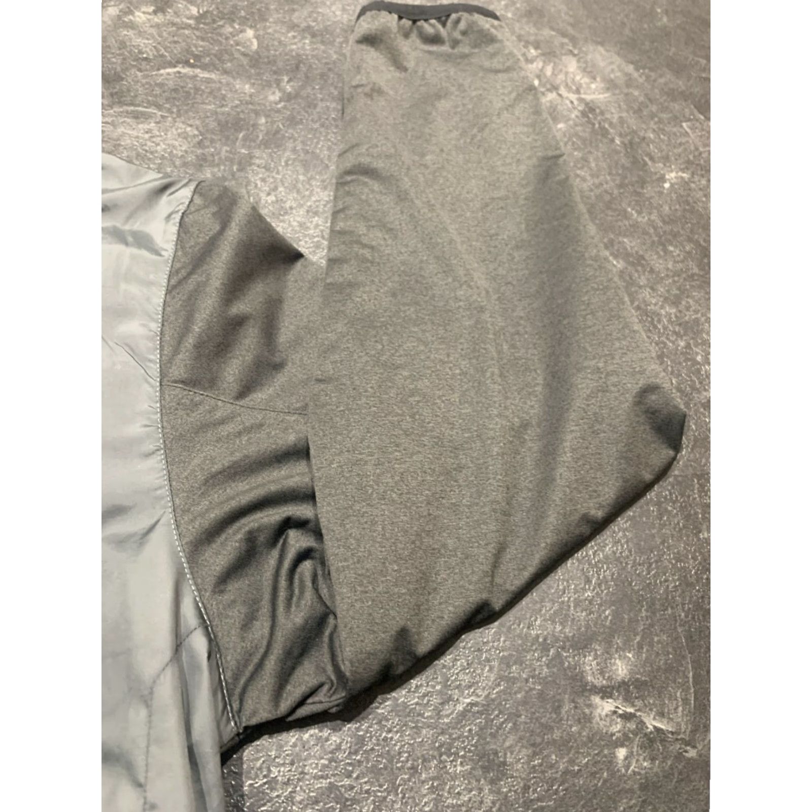 Nike NIKE GOLF Men's Medium 1/2 Zip Windbreaker Jacket Long Sleeve Gray Activewear Size US M / EU 48-50 / 2 - 2 Thumbnail
