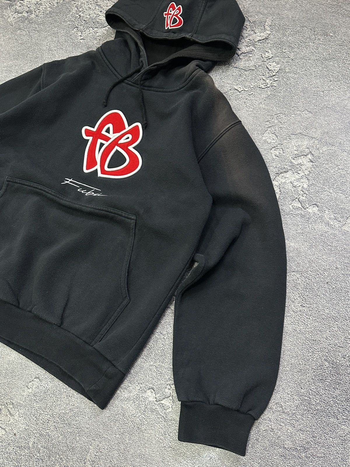 Fubu Vintage Fubu Japan Rap Hoodie Embroidered Logo Faded Size XS Size US XS / EU 42 / 0 - 5 Thumbnail