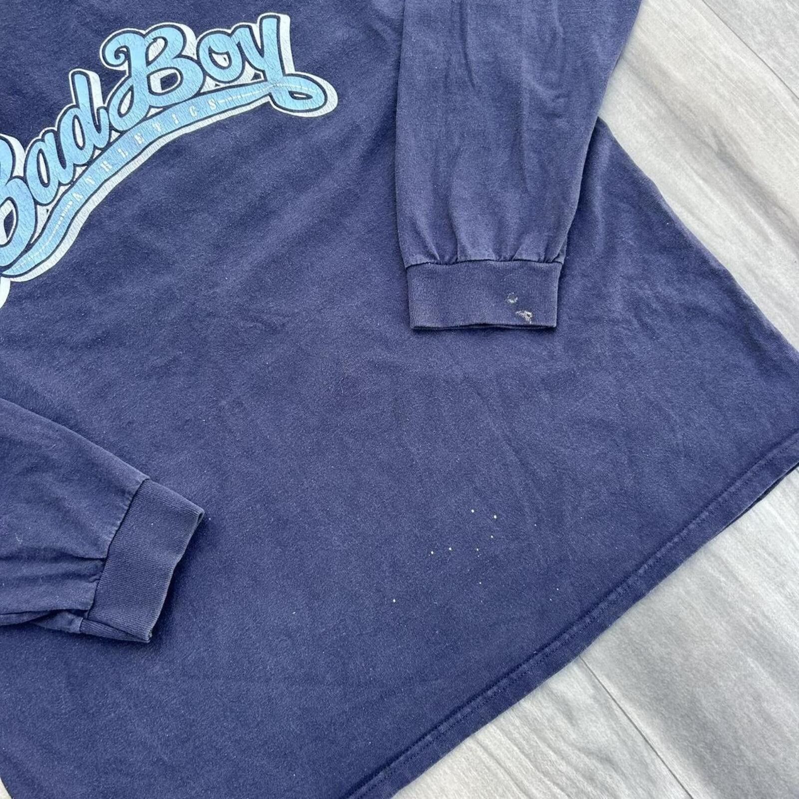 Other Vintage y2k Bad Boy Athletics Blue Long Sleeve T shirt XL Size US XL / EU 56 / 4 - 5 Thumbnail