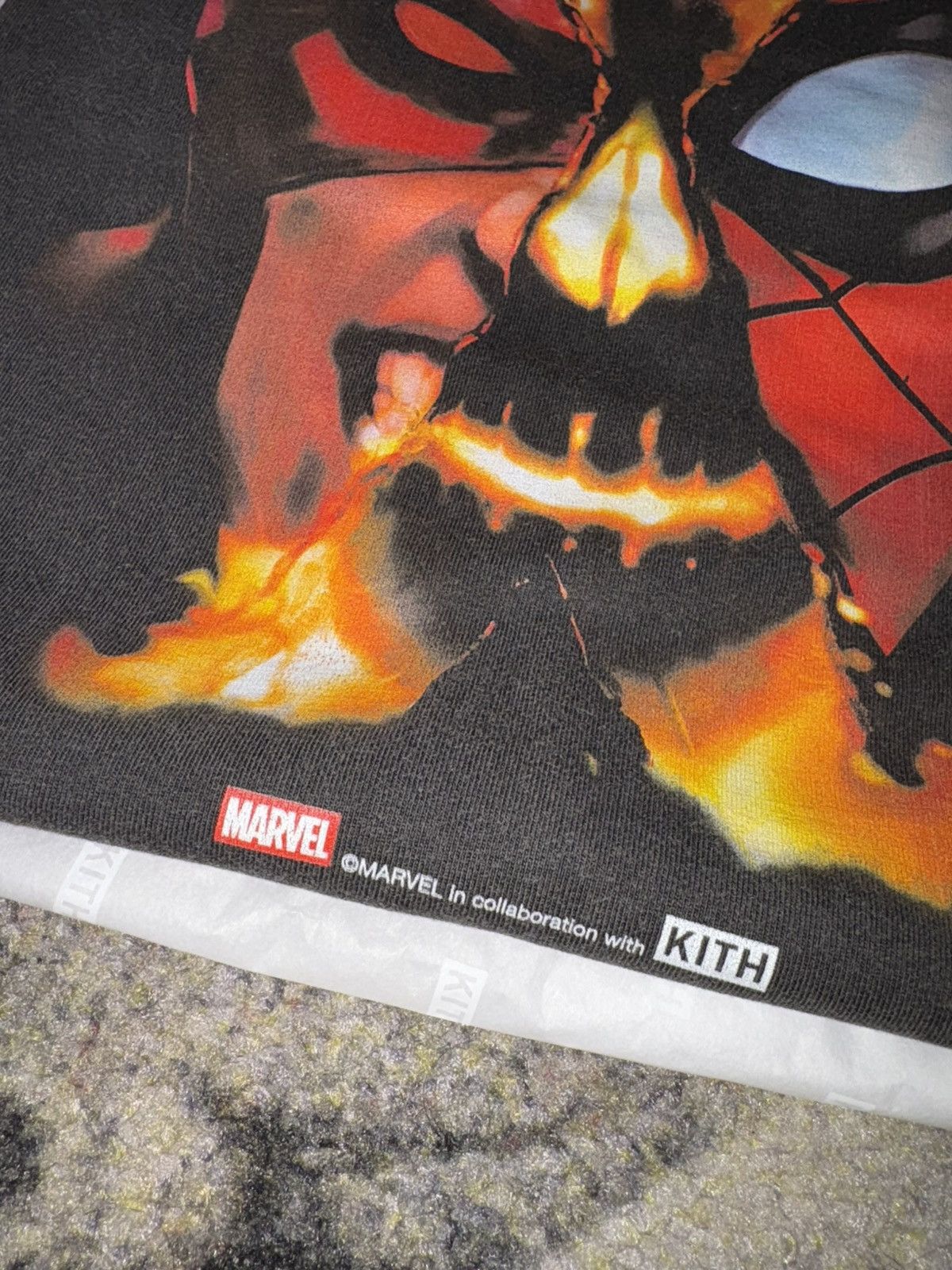 Kith × Marvel Comics KITH X MARVELS VINTAGE TEE - BLACK Size US L / EU 52-54 / 3 - 2 Thumbnail