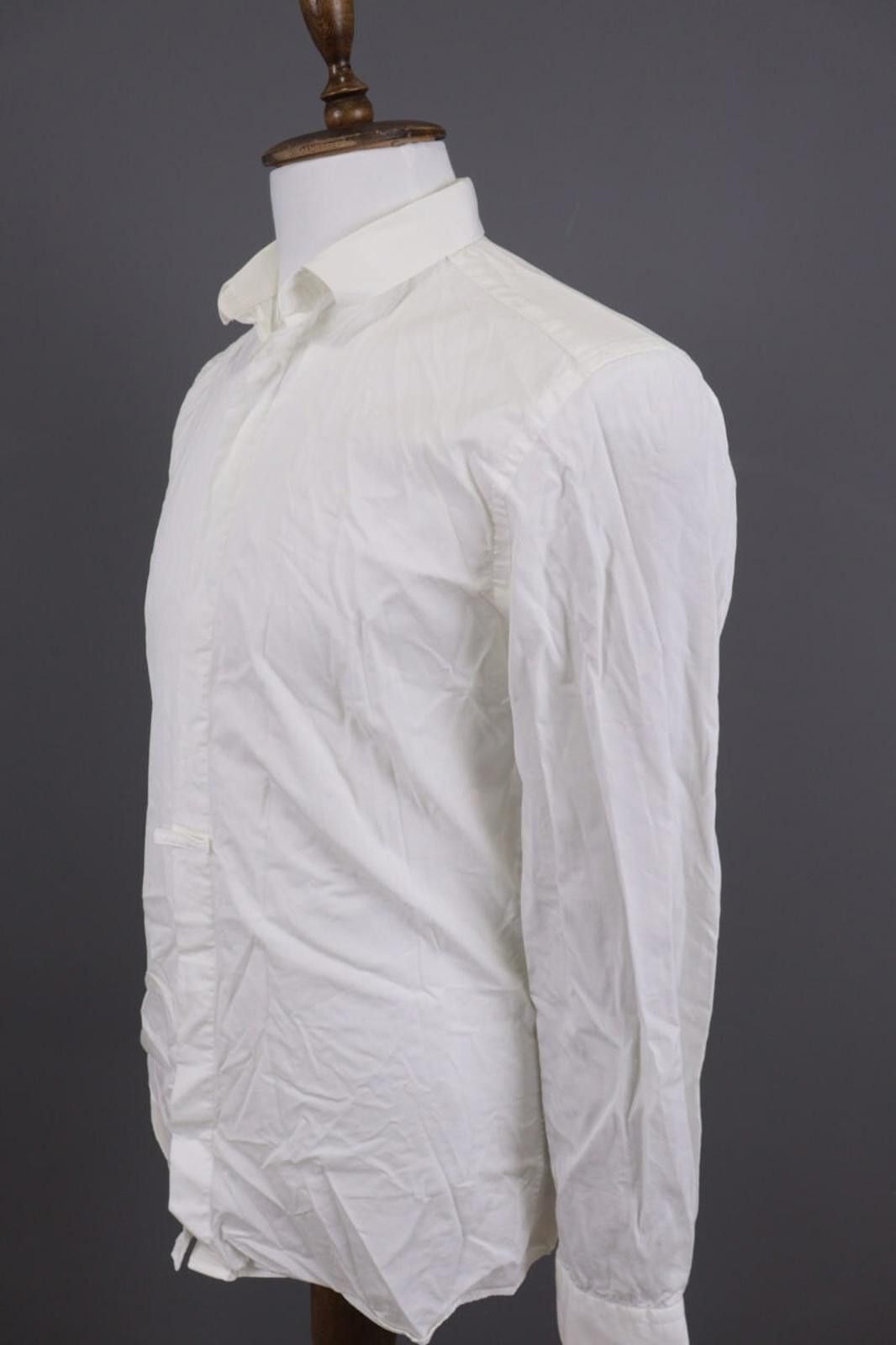 Neil Barrett Neil Barrett Slim Fit White Dress Shirt Size 16 / 41 Size US M / EU 48-50 / 2 - 6 Thumbnail