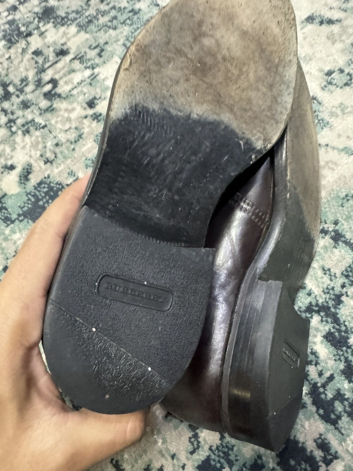 Burberry VTG BURBERRYS LEATHER DESERT BOOTS Size US 7.5 / EU 40-41 - 5 Thumbnail