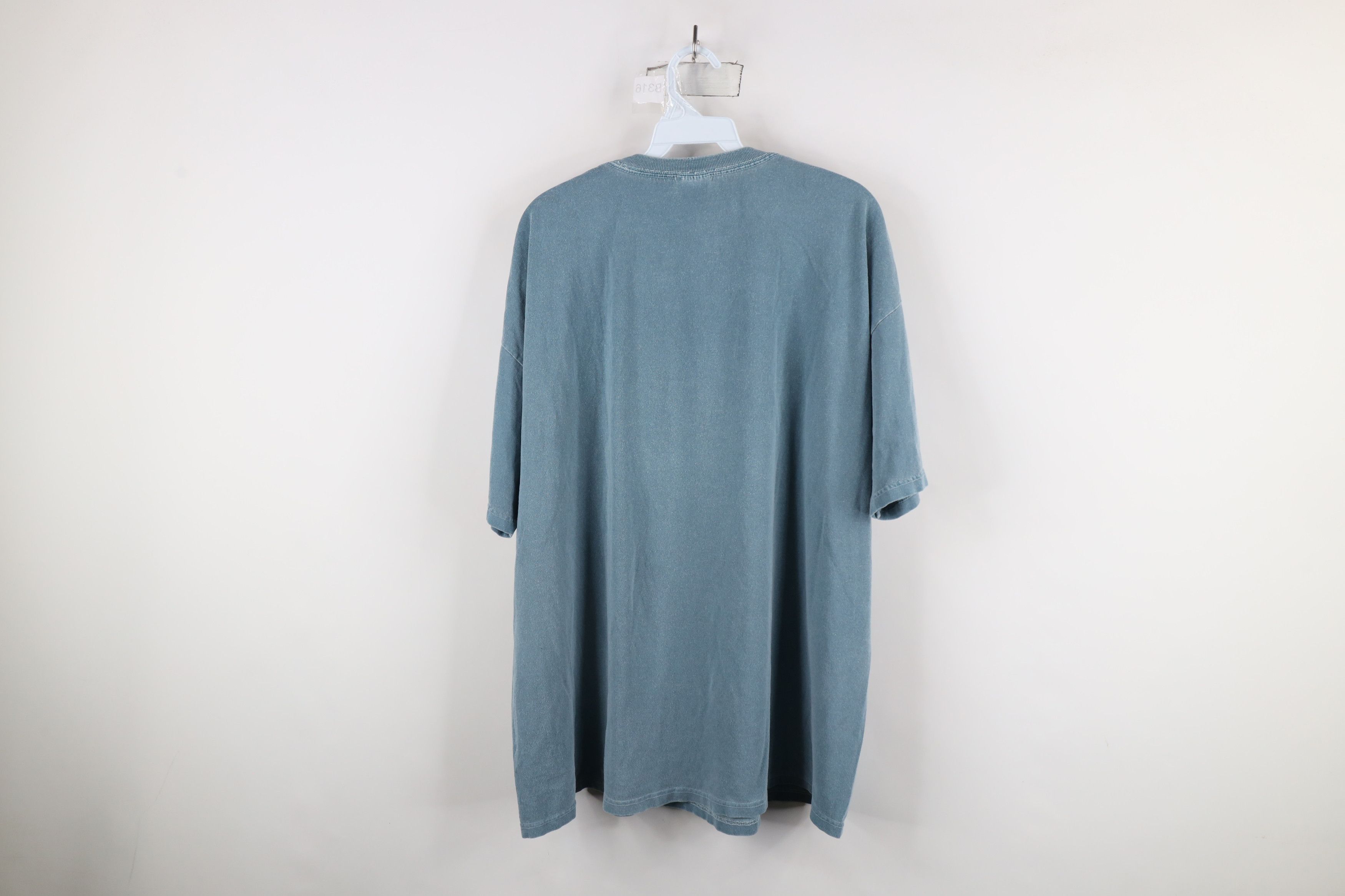 Vintage Vintage 90s Streetwear The Moorings St Martin T-Shirt Teal Size US XXL / EU 58 / 5 - 12 Thumbnail
