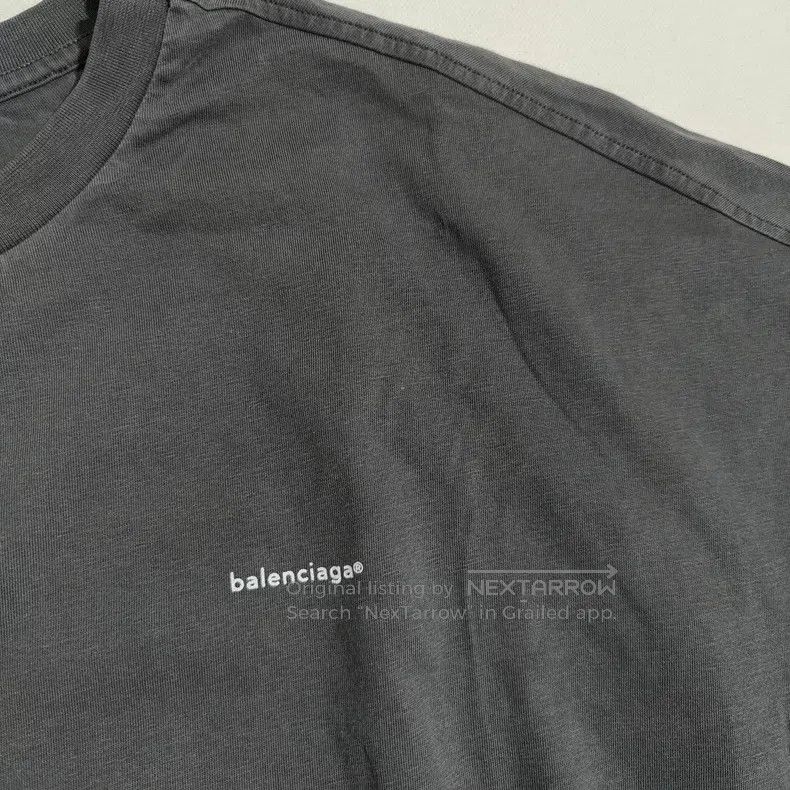 Balenciaga Balenciaga Small Logo Women's Short Sleeve T-Shirt Size XS / US 0-2 / IT 36-38 - 5 Thumbnail