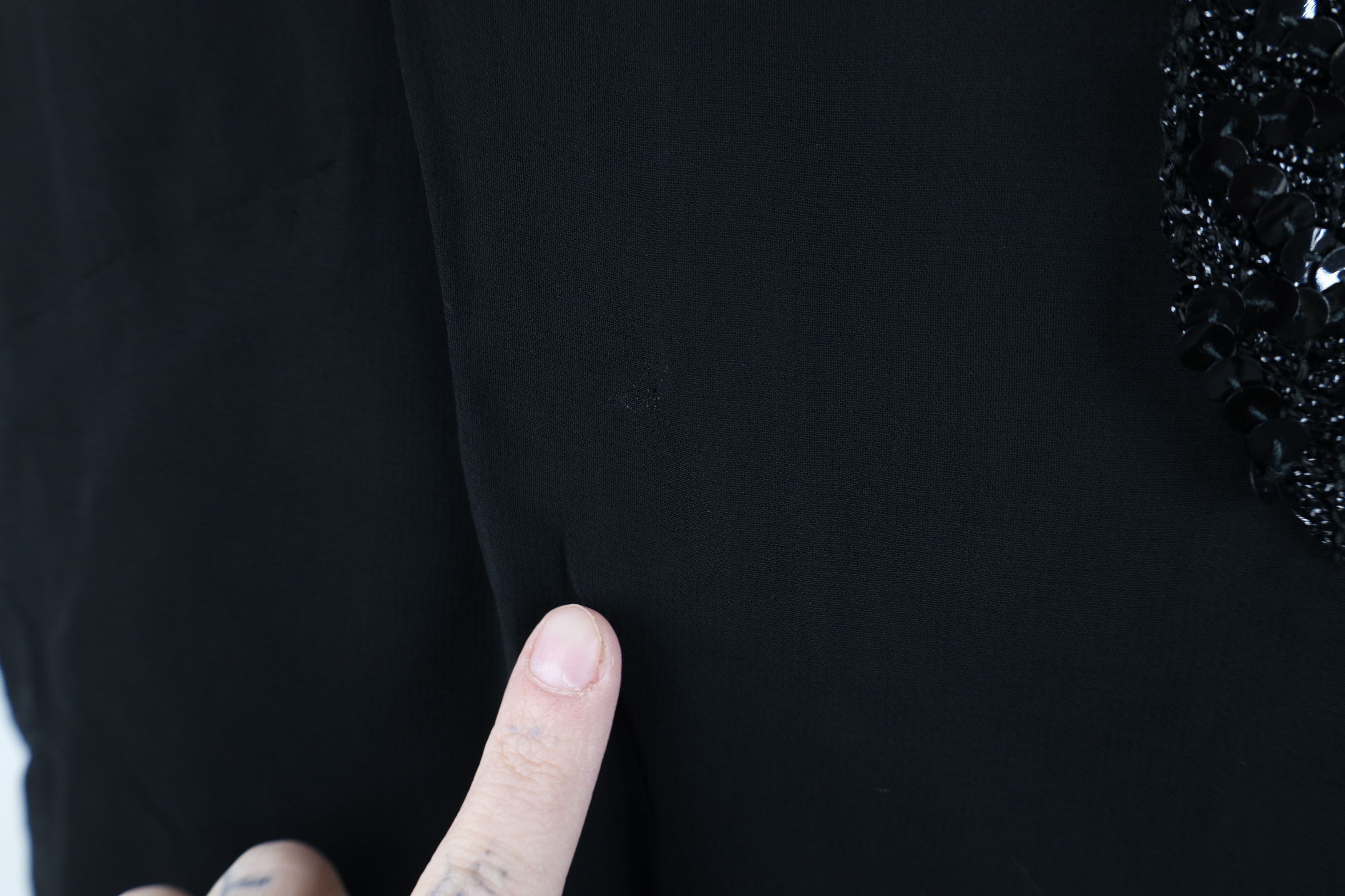 Vintage Vintage 80s 90s Streetwear Gabardine Sequin Button Shirt Size M / US 6-8 / IT 42-44 - 6 Thumbnail