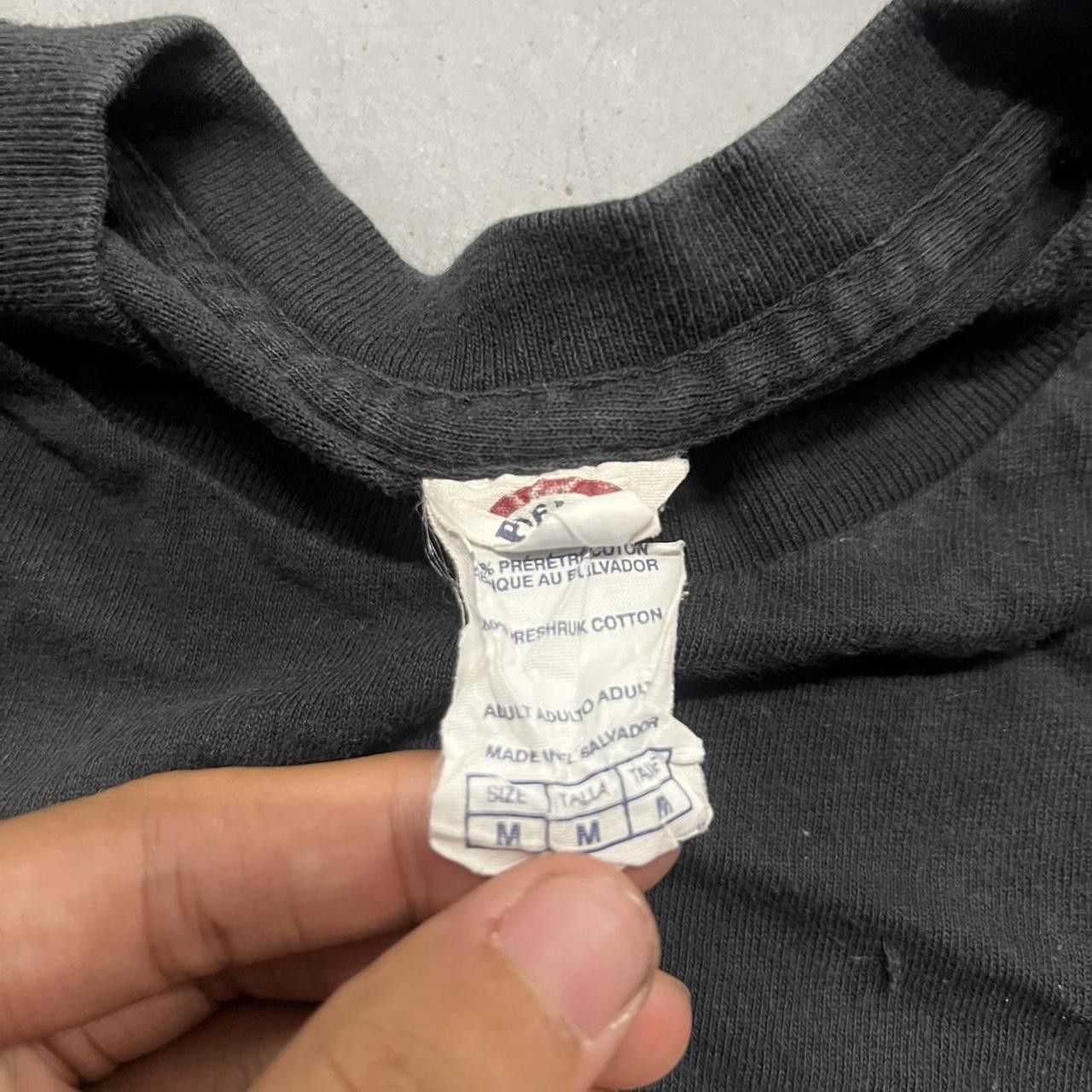 Japanese Brand × Vintage Vintage Y2K/2000s Dodge center Spellout Black Tee! Size US M / EU 48-50 / 2 - 4 Thumbnail