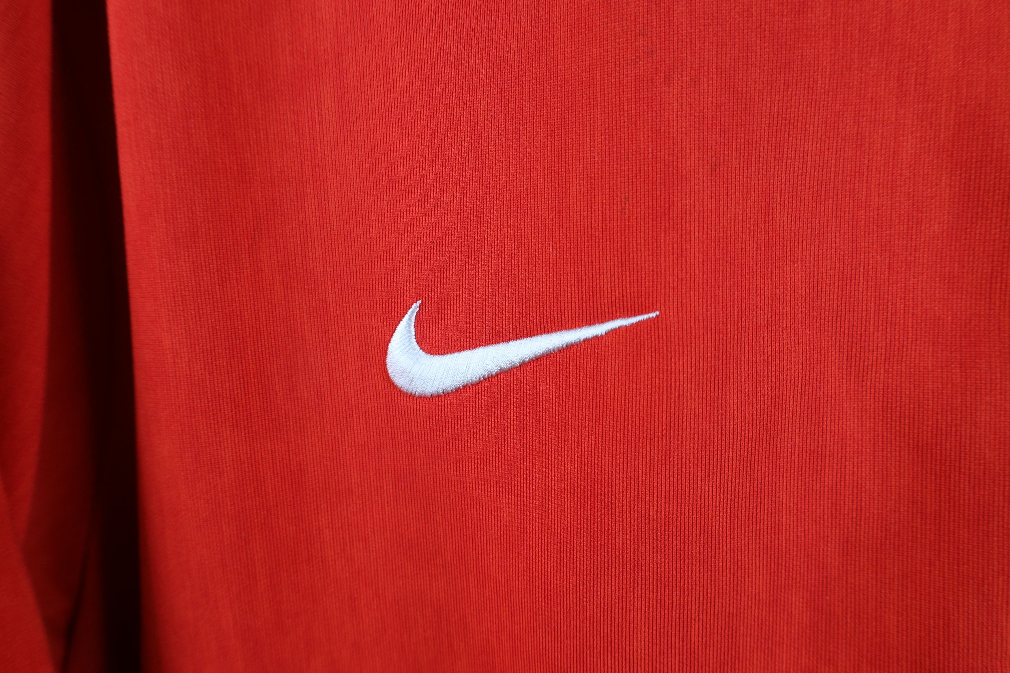 Nike × Vintage Nike Ohio State University Half Zip Pullover Sweater Red Size US XL / EU 56 / 4 - 5 Thumbnail